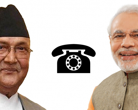 Nepal and India agree to continue discussion on bilateral issues as PM Oli holds telephone conversation with his Indian counterpart