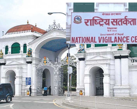 NVC conducts surprise inspection of Singha Durbar employees