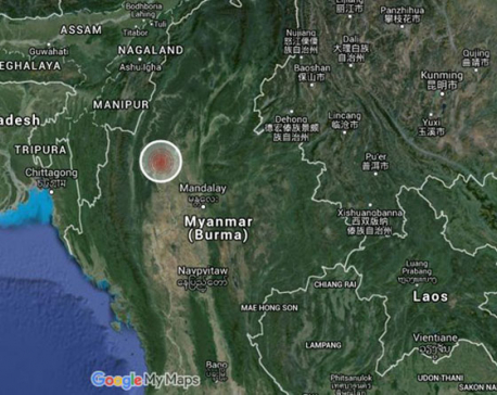 Powerful earthquake shakes central Myanmar