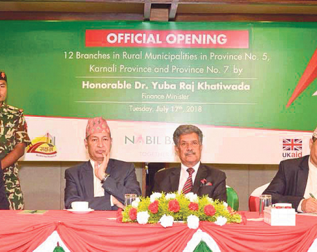 Nabil Bank inaugurates 12 branch offices