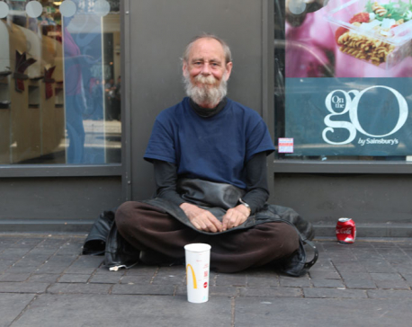 Beggars on multicultural streets