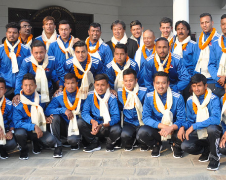 Spirited Nepali football team to fly to Manila for Philippines clash