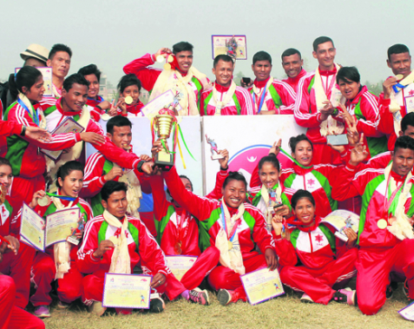 Som wins three golds in his maiden national games