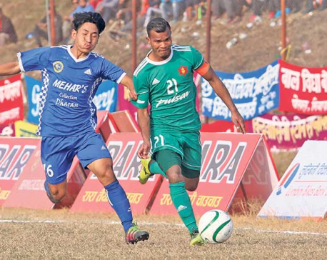 Dharan defeats TAC to advance into semis