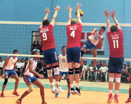 Nepal registers friendly win over Danish volleyball club