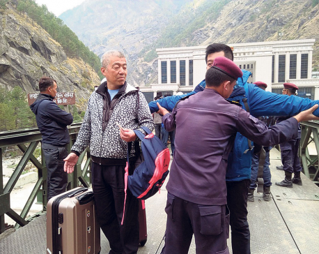 About 7,000 Chinese tourists visit Nepal via Rasuwagadhi till July