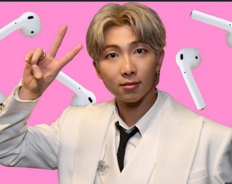 BTS boy band rapper has lost 33 air pods and is now on his 34th pair