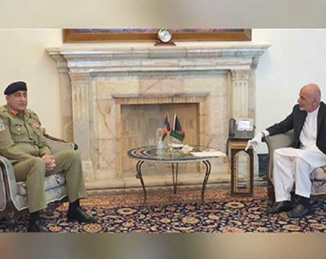 Pakistan Army Chief meets Afghan President