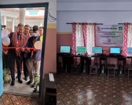 Pak Embassy extends support to renovate and upgrade computer laboratory at Shramsheel Vidyapeeth School