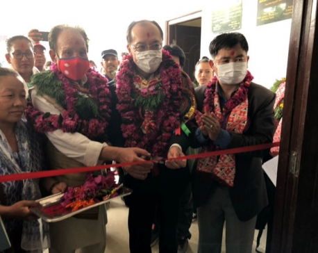 Japan hands over new health center in Udayapur
