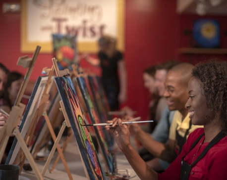 Creativity without the pressure at ‘paint and sip’ studios