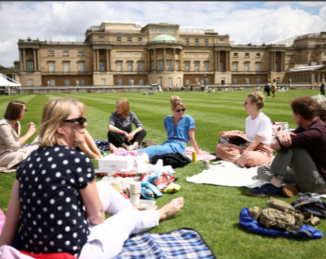 If you go down to the palace today... you can have a picnic