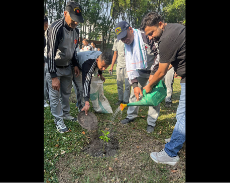 Lumbini World Peace Forum and Nepal Army collaborate to plant 200 saplings to celebrate Earth Day 2023