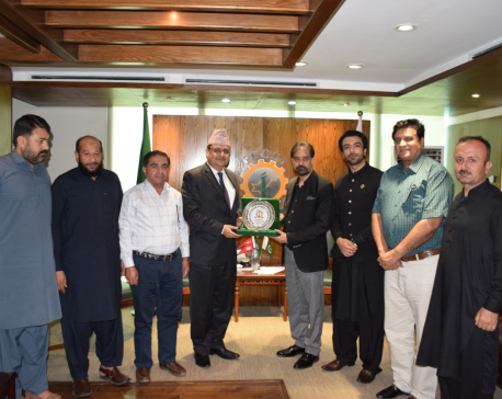 Ambassador Adhikari holds meeting with FPCCI Pakistan’s Prez Sheikh