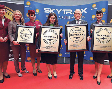 Qatar Airways named 'Airline of the Year' award