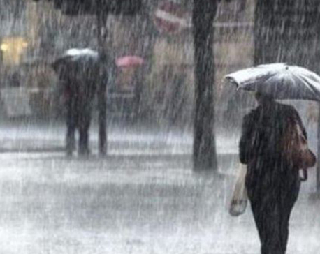 Westerly wind causes rainfall across the country