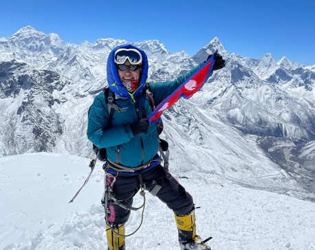 Raju Lama returns to Kathmandu after successful Everest summit