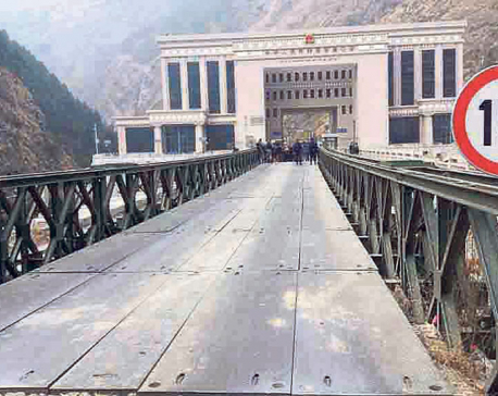 Rasuwagadhi trade route remains shut due to bridge damage