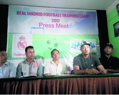 Real Madrid coaching team coming to Kathmandu
