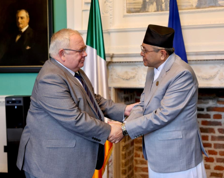 Speaker Ghimire meets his Irish counterpart Fearghail