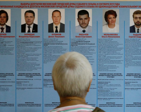 Russians vote in regional elections after biggest protests in years