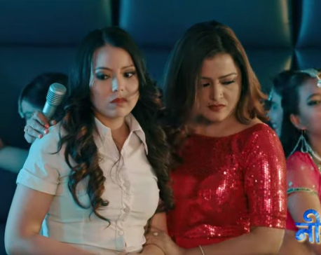 Rekha Thapa portraying dance bar singer in ‘Neerphool’