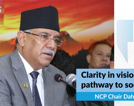Clarity in vision is a pathway to socialism: NCP Chair Dahal(with video)