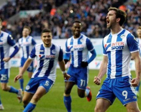 'Grigg's On Fire' again as Wigan stun West Ham in FA Cup