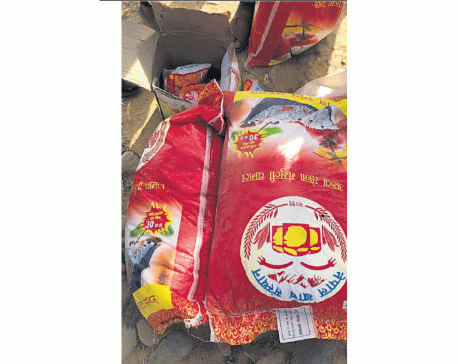 Locals return rotten rice distributed as lockdown relief