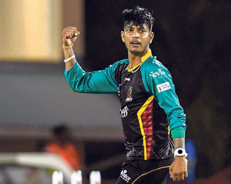 Sandeep adds one more wicket to his tally in CPL