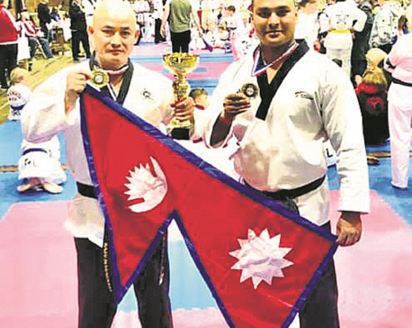 Nepali, Nagarkoti win gold in England