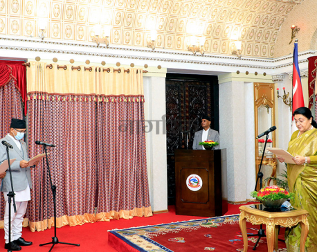 Nepali ambassadors for Myanmar and Malaysia take oath