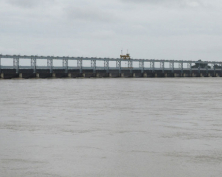 Saptakoshi River records highest water-level of this year