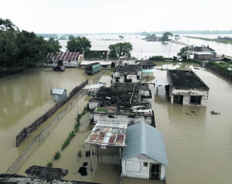 1500 houses inundated, 350 families displaced in Sapotari