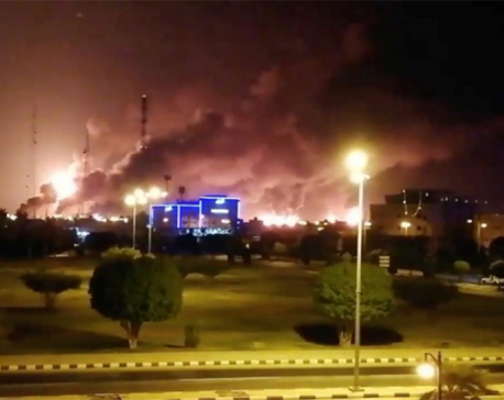 Fires from drone attacks on two Aramco sites under control: Saudi govt spokesman
