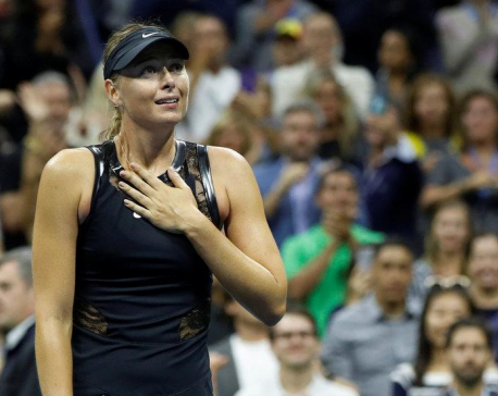 Sharapova returns to the U.S. Open spotlight
