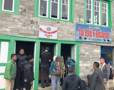 Khumbu rural municipality collects Rs 40 million in tourist entrance fee