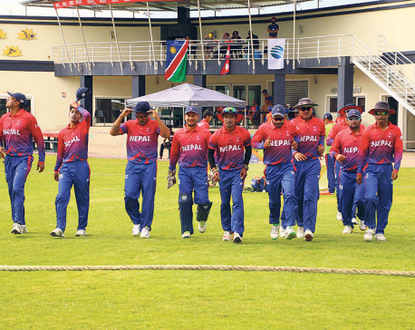Cautious Nepal overcomes Namibia by a wicket