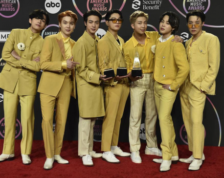 Hitmakers BTS stamp their authority on American Music Awards