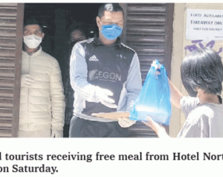 Hoteliers join hands to provide free food to stranded tourists facing financial hardships