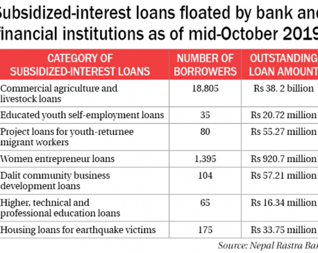 Issue subsidized loans to at least 500 borrowers by end of FY2019/20, NRB tells banks
