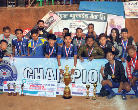 Sunsari XI wins Falgunanda Gold Cup