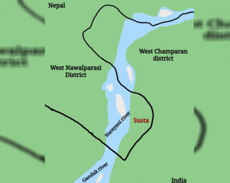 Activists demand demarcation of Nepal-India border in Susta