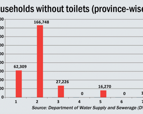 273,703 households nationwide don’t have a toilet