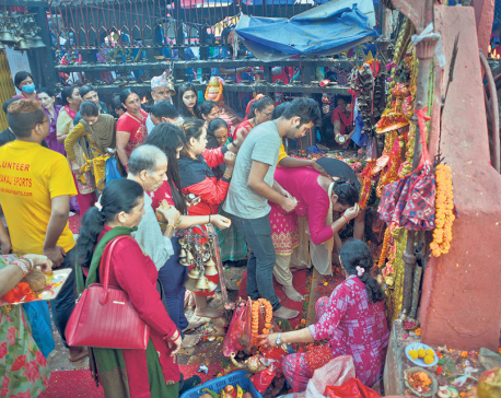 Devotees throng goddess shrines across the country