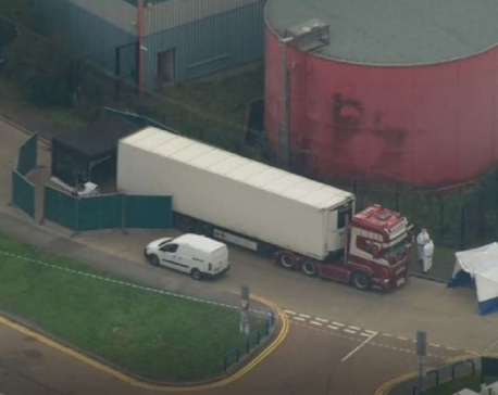 British police find 39 bodies in a truck container
