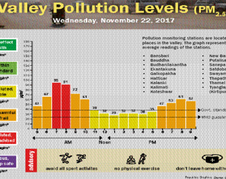 Valley Pollution Levels for November 22, 2017