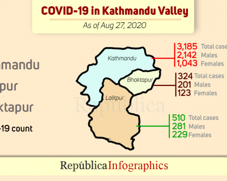 COVID-19 cases keep soaring in Kathmandu Valley; 377 new cases reported in past 24 hours