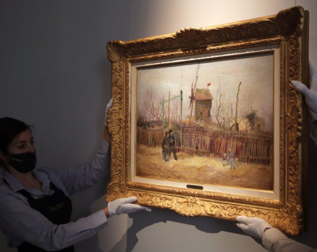 Rarely seen Van Gogh painting exhibited ahead of auction