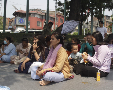 In Pictures: Families of Nepalis in Russian Army begin hunger strike
